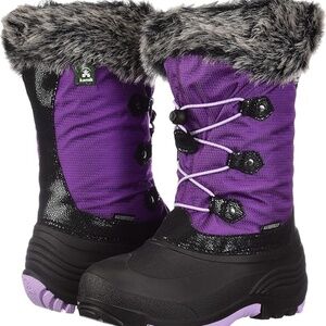 Purple Winter Snow Boots